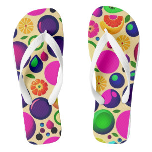 Light, breathable flip flops for the beach