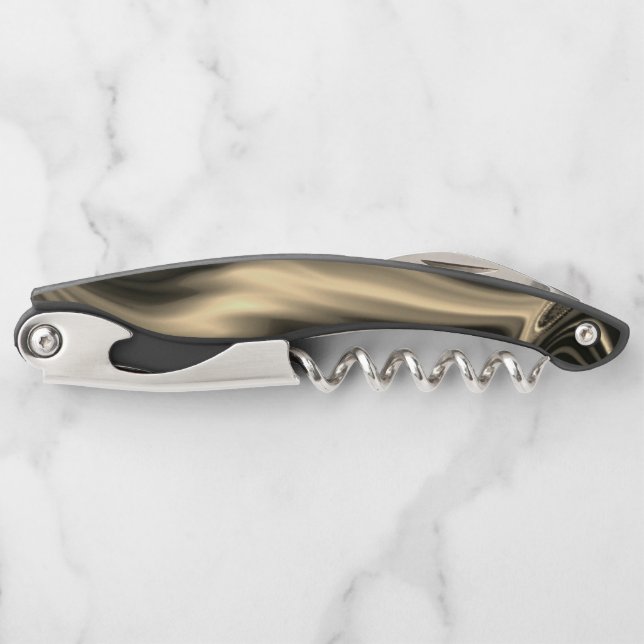Light brown and beige curves. waiter's corkscrew (Front)