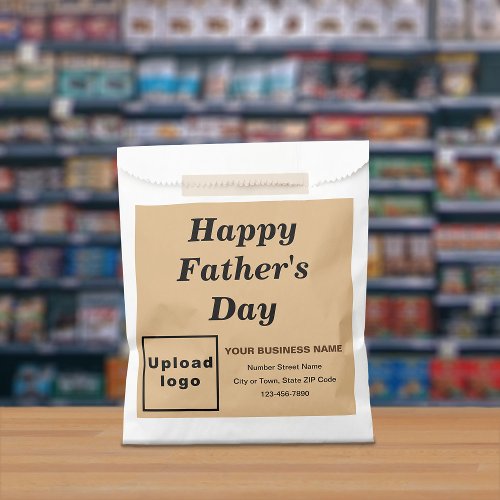 Light Brown Business Brand Fathers Day Paper Bag