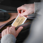 Light Brown Business Brand on Business Card Case<br><div class="desc">Light brown business brand on customizable business card case. Customize it by uploading your business logo and typing the name, address, phone number, e-mail and website or social media page of your business. Customize it to advertise your business or to promote your brand name to customers or clients. Customizable office...</div>