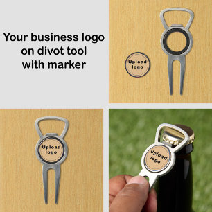 Light Brown Business Brand on Divot Tool