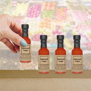 Light Brown Business Brand on Hot Sauce