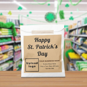Light Brown Business Brand, St. Patrick's Day, Favor Bag