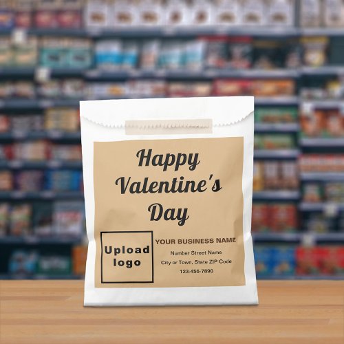 Light Brown Business Brand Valentine Paper Bag
