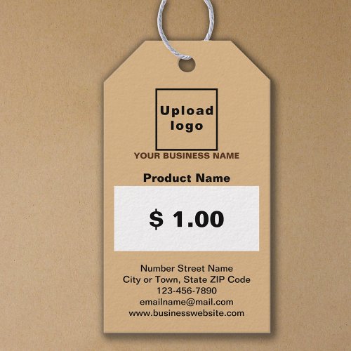 Light Brown Color Business Product Price Tag