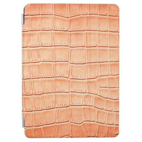 Light brown crocodile leather texture iPad air cover