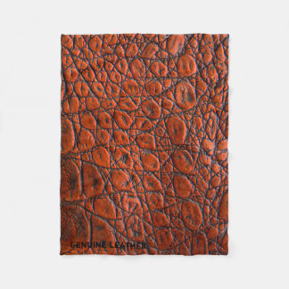 Light Brown Leather Blanket