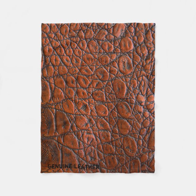 Light Brown Leather Blanket (Front)