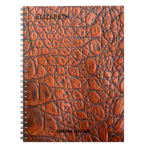 Light Brown Leather Notebook