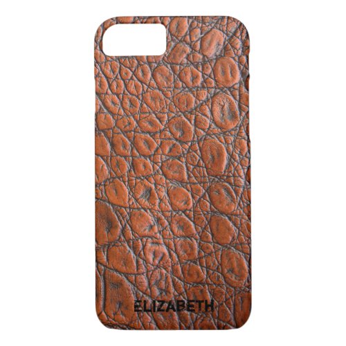 Light Brown Leather Phone Case