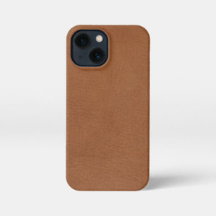 Light Brown Leather's Digital Print iPhone 13 Mini Case