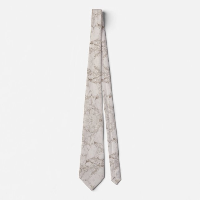 Light Brown Marble Look Tie (Front)