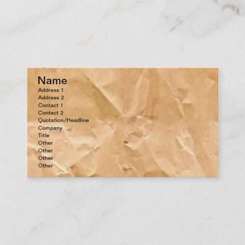 LIGHT BROWN PAPER BAG TEXTURE BACKGROUND WALLPAPER BUSINESS CARDS