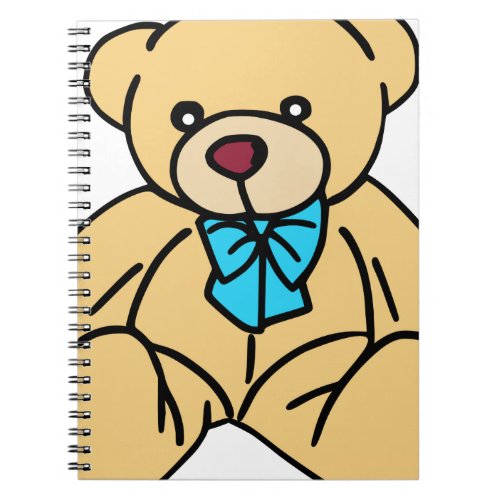 Light Brown Traditional Teddy Bear Notebook