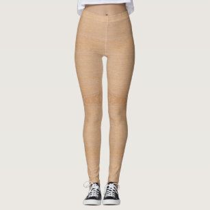 Women's Wood Grain Leggings | Zazzle