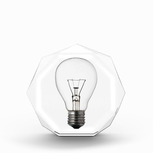 Light Bulb Acrylic Award (Front)