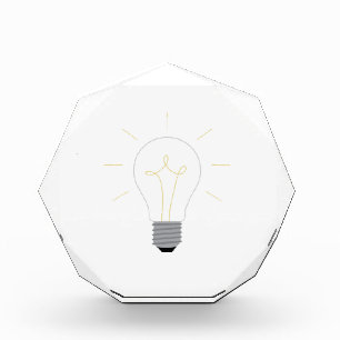 Light Bulb Acrylic Award