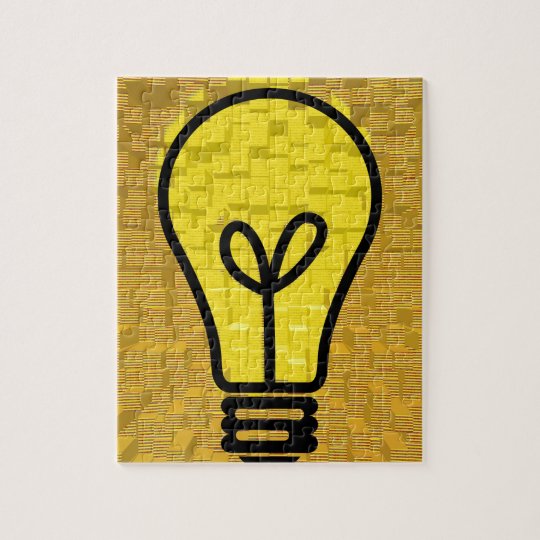 light bulb art jigsaw puzzle