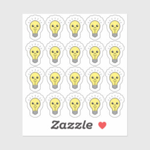Light Bulb Bill Tracker Bright Ideas Brainstorming Sticker
