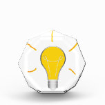 Light Bulb Creative Idea Acrylic Award at Zazzle