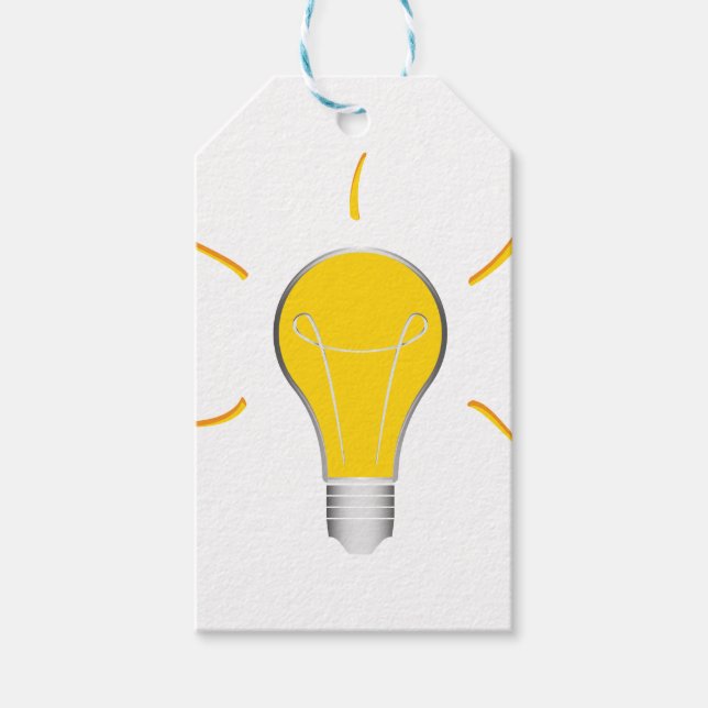 Light Bulb creative idea Gift Tags (Front)
