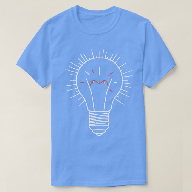 Light Bulb DNA Filament by Tobe Fonseca T-Shirt (Design Front)