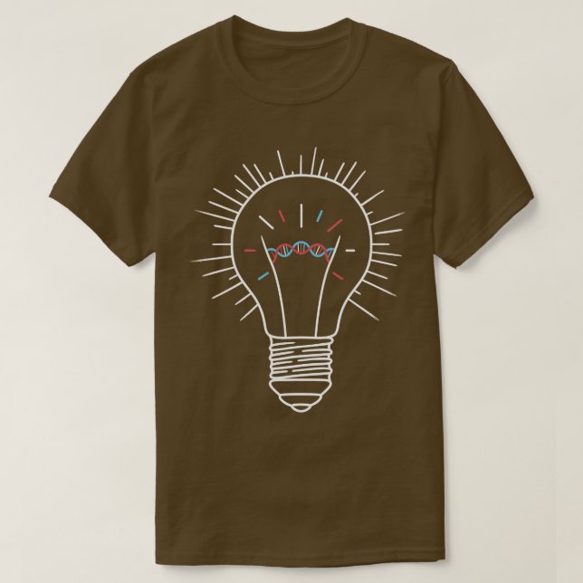 Light Bulb DNA Filament by Tobe Fonseca T-Shirt (Design Front)