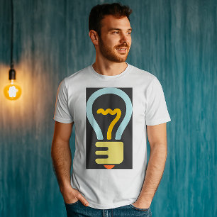 Light Bulb Icon Mens T-Shirt