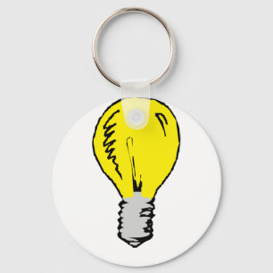 Light Bulb Idea Keychain