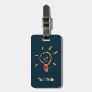 Light bulb lamp retro lightbulb smart electrician luggage tag