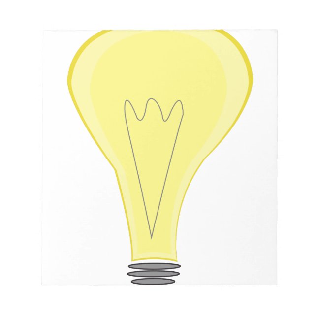 light bulb notepad (Front)