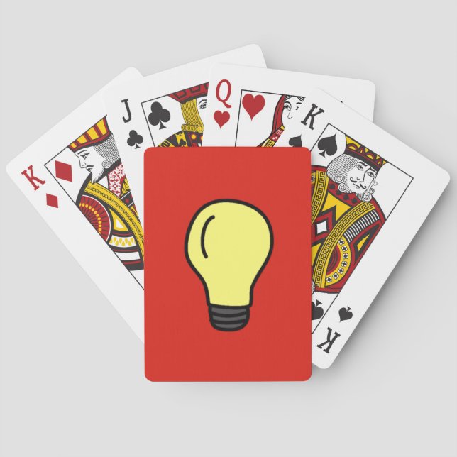 Light Bulb Playing Cards (Back)