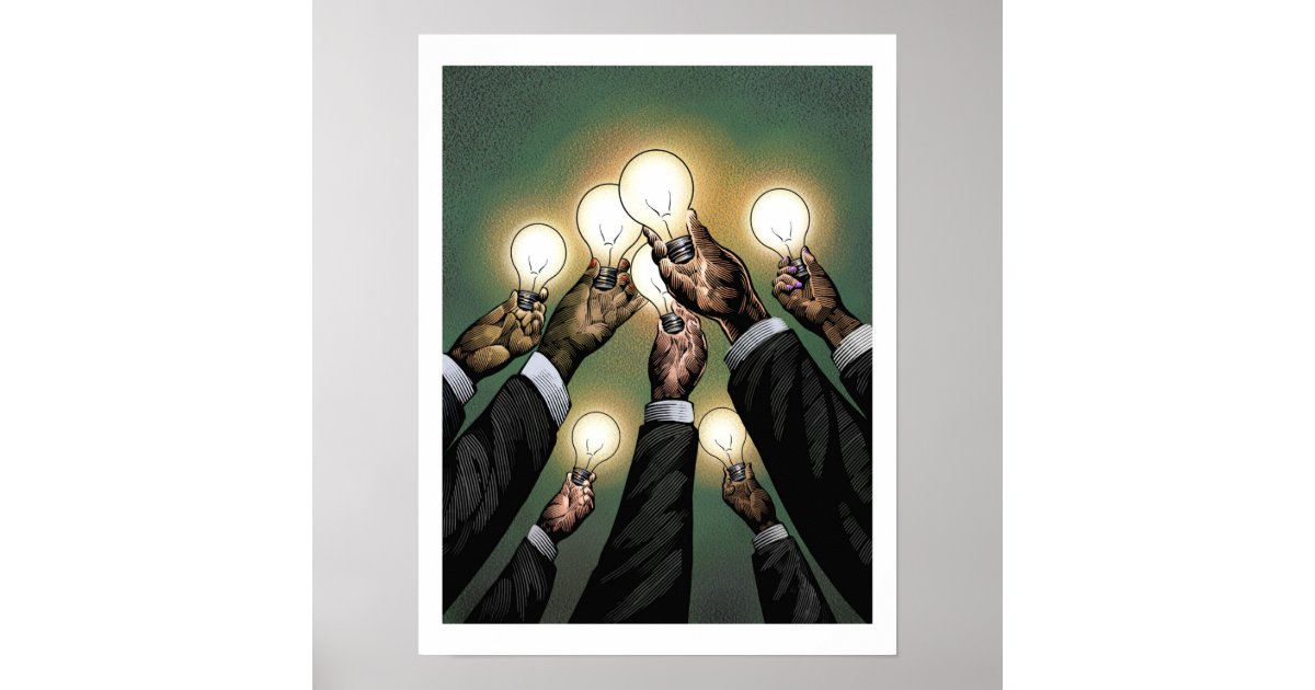 Light Bulb Poster | Zazzle.com