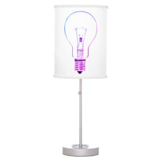 Light Bulb Purple & Blue Lamp