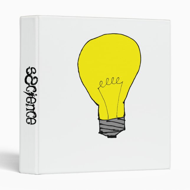 Light Bulb Science Binder (Front/Spine)