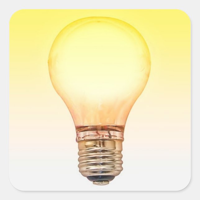 light bulb sticker (Front)