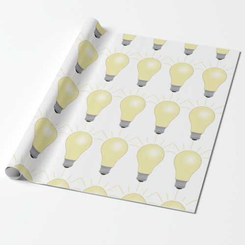 Light Bulb Wrapping Paper
