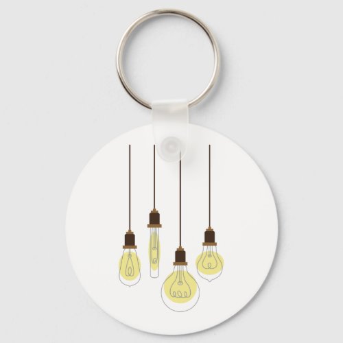 Light Bulbs Keychain