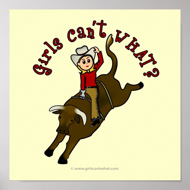 Light Bull Rider Poster (Front)