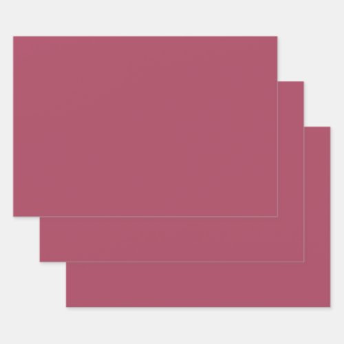 Light Burgundy  solid color  Wrapping Paper Sheets