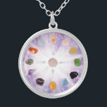 *~* Light Burst Healing Energy Crystal Grid Silver Plated Necklace<br><div class="desc">JEWELRY WITH INTENTION (R) As a professional distance spiritual energy healer since 2001, I have learned, developed and utilized the power of energy healing intention. All my JEWELRY WITH INTENTION (R) carries the healing energy of positive manifestation. This sterling silver healing energy LOVE necklace is ready to receive your own...</div>