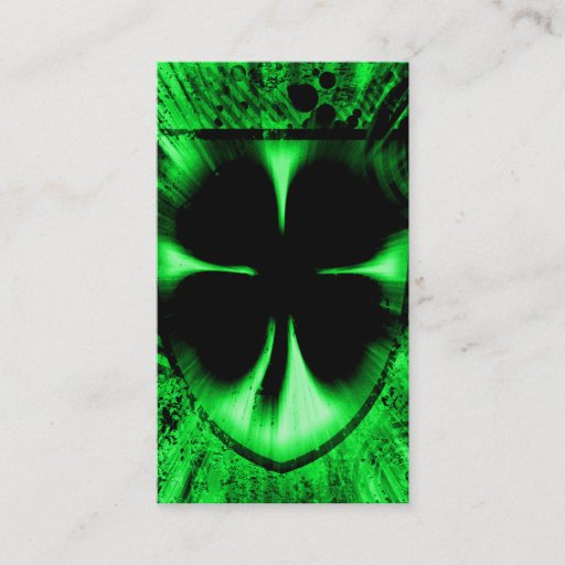 Customizable light burst luck business cards