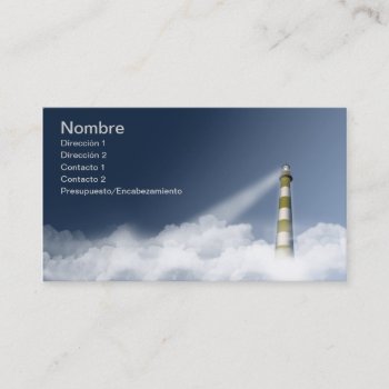 Light Business Card by elmasca25 at Zazzle