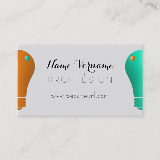 light business card (Front)