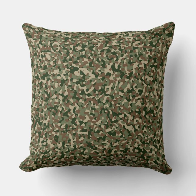 Light Camo 3 Throw Pillow (Front)