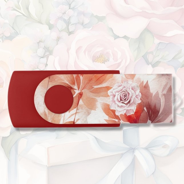 Light Cinnamon Flowers Flash Drive (Creator Uploaded)