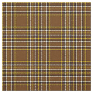 Light Coco plaid, with gold/white/black stripe Fabric