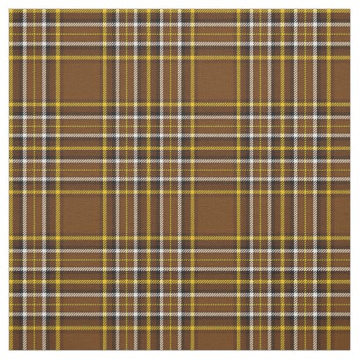 Light Coco plaid, with gold/white/black stripe Fabric