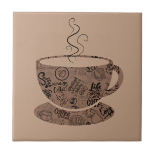 Light Coffee Ceramic Tile