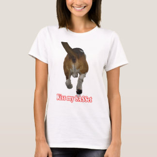 Light colored apparel - Kiss My Basset T-Shirt